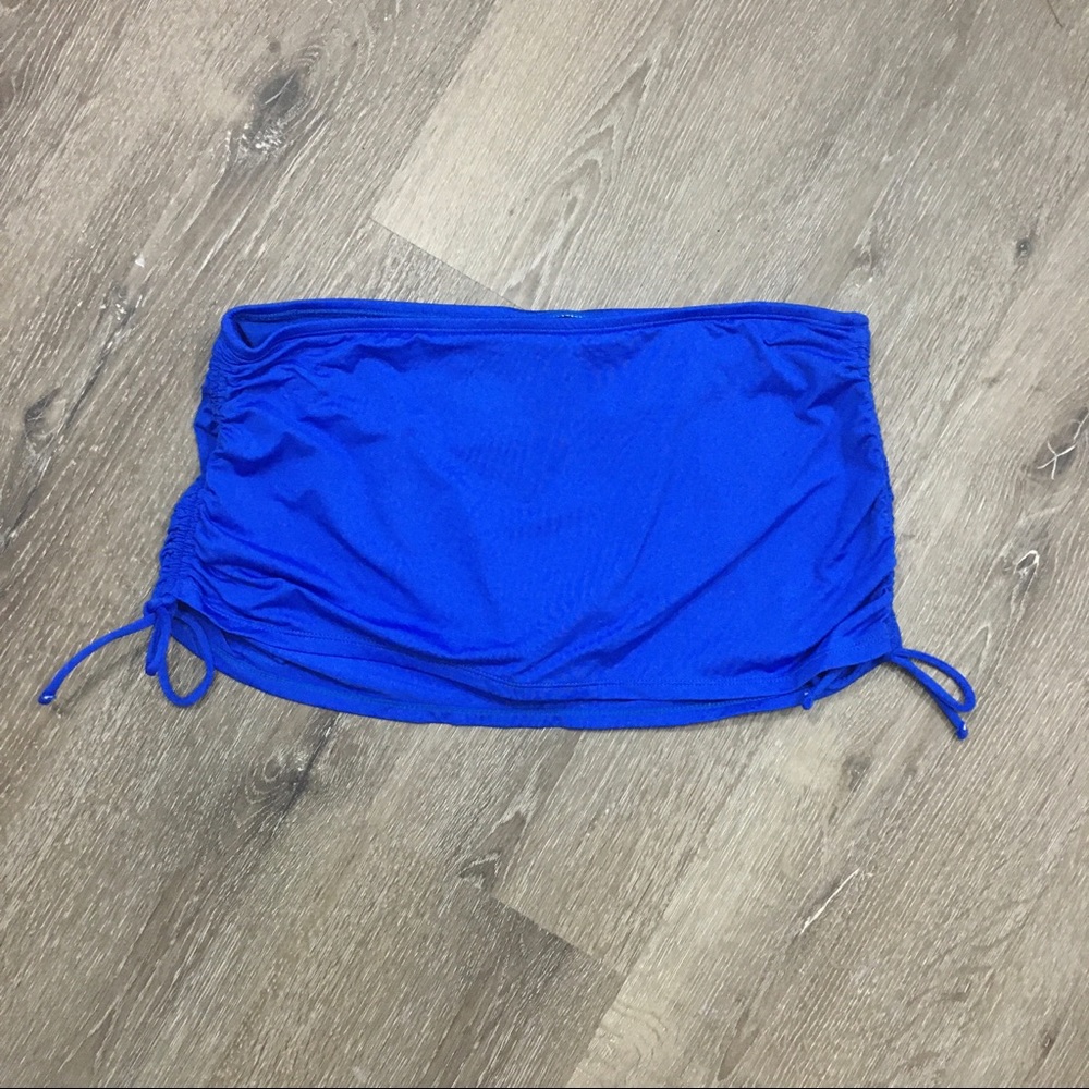 Apt. 9 bright blue swim skort w/ adjustable ties